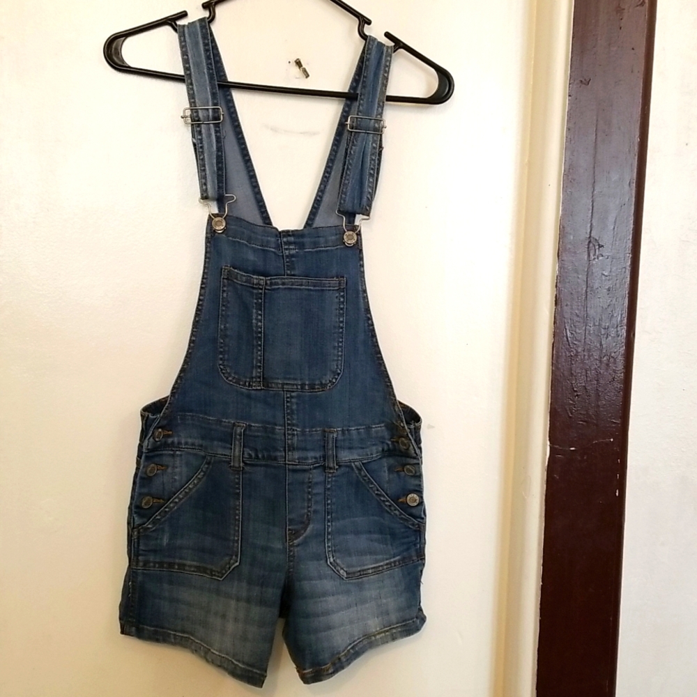 RSQ denim short overall
